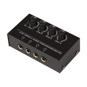 Amplificador para fone de ouvido 4 canais